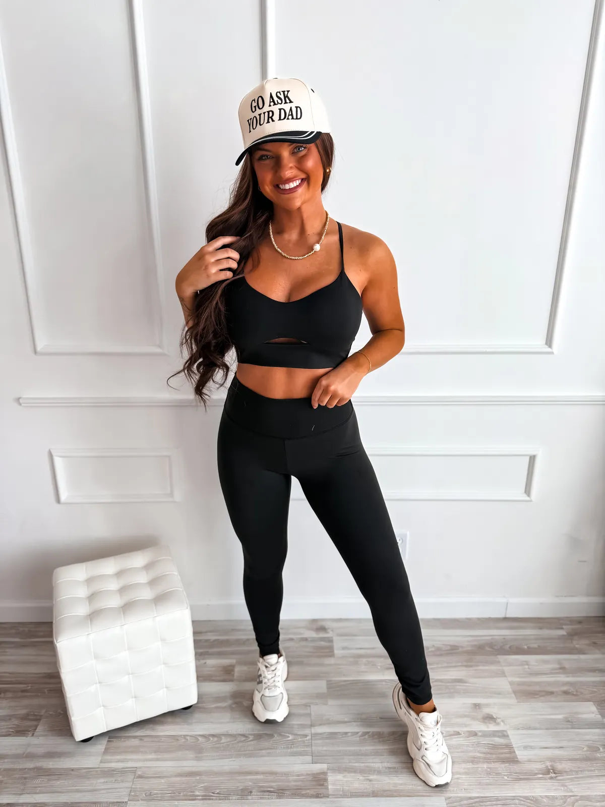 BIRDIE PREORDER Lift & Lock Bra Legging Set in Black (Sold As Set)