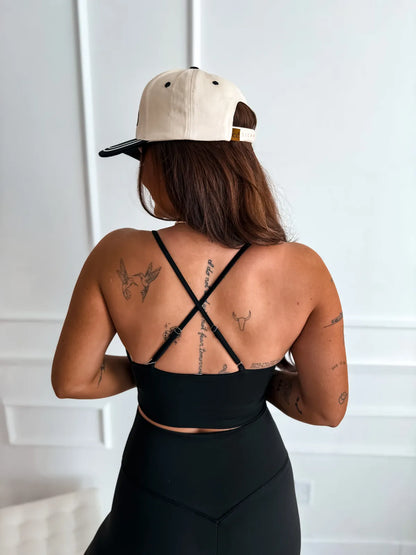 BIRDIE PREORDER Lift & Lock Bra Legging Set in Black (Sold As Set)