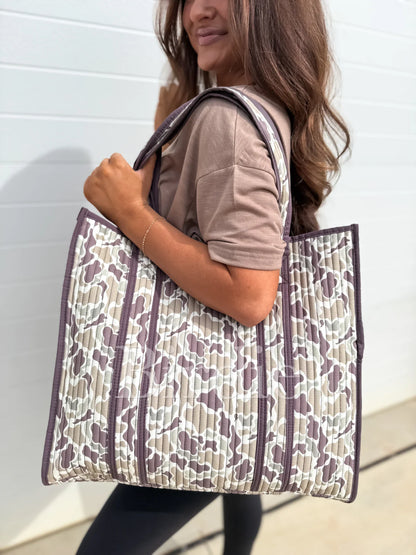 BIRDIE Quilted Tote Bags- Pre Order
