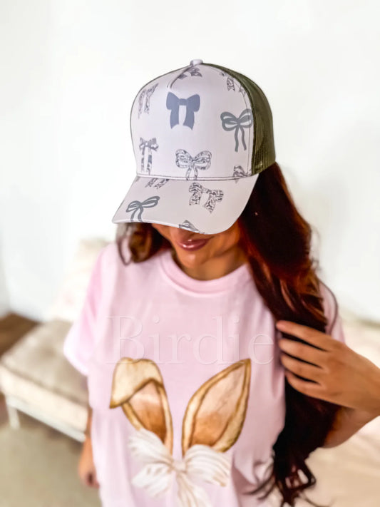 BIRDIE Trucker Hat in Camo Coquette-Pre Order