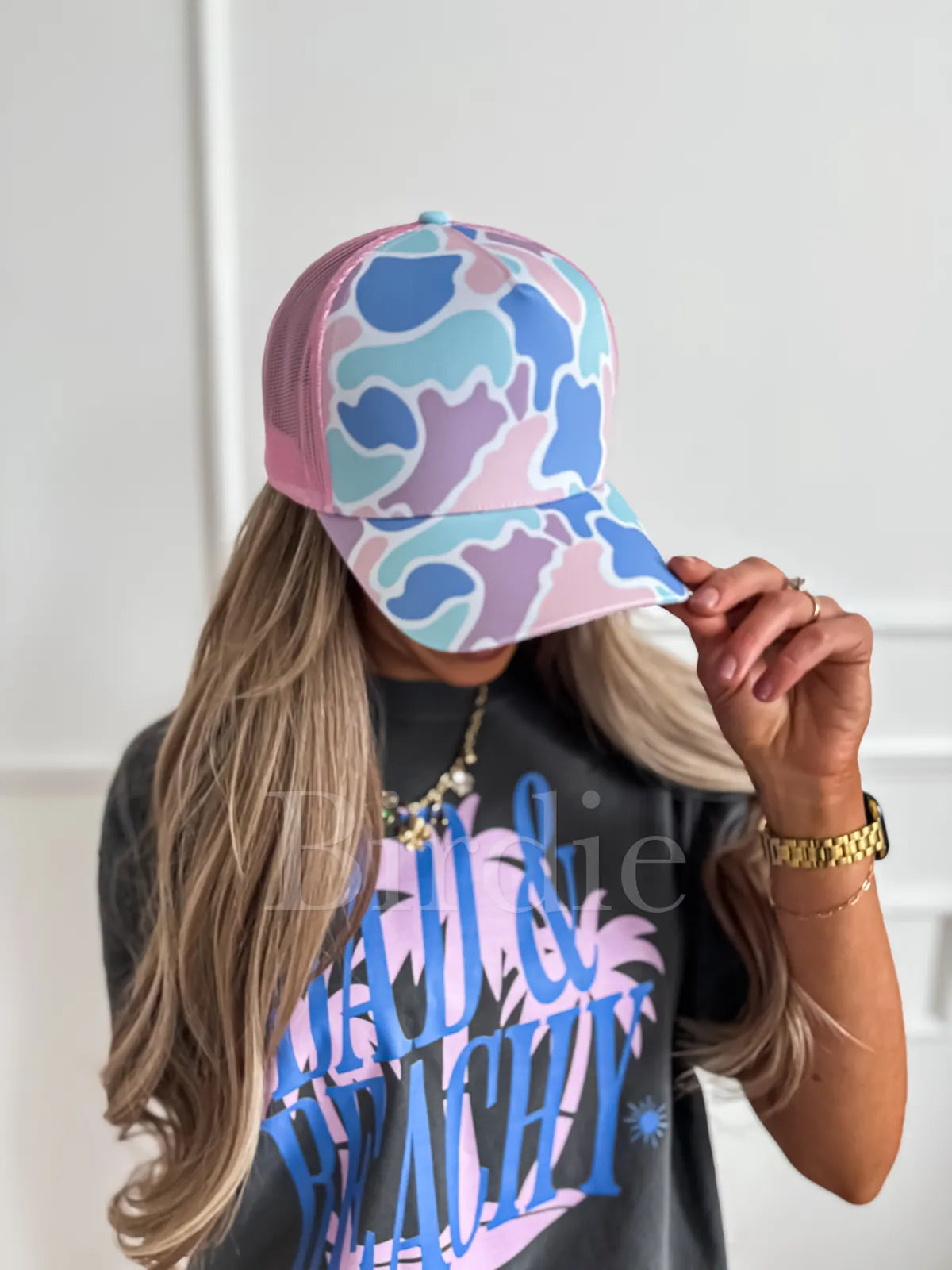 BIRDIE Trucker Hat in Spring Duck Camo- Pre Order