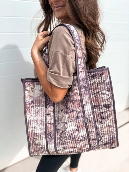 BIRDIE Quilted Tote Bags- Pre Order