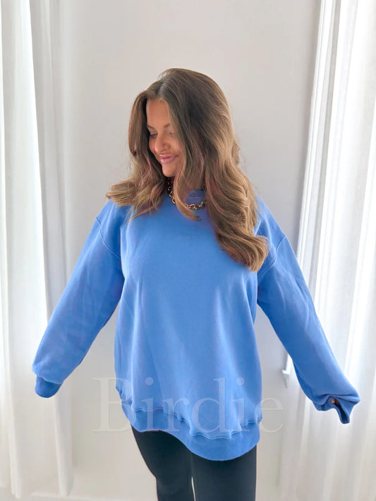 Birdie Blue Soft Style Crewneck Sweatshirt