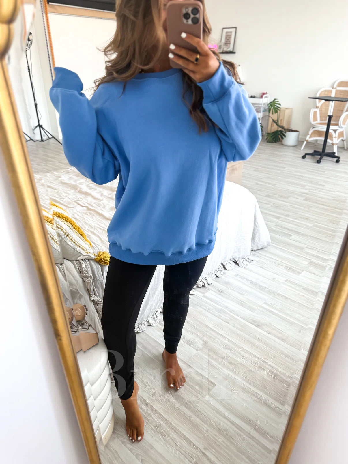 Birdie Blue Soft Style Crewneck Sweatshirt