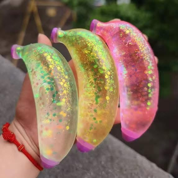 Glitter Banana Squishy *In Stock
