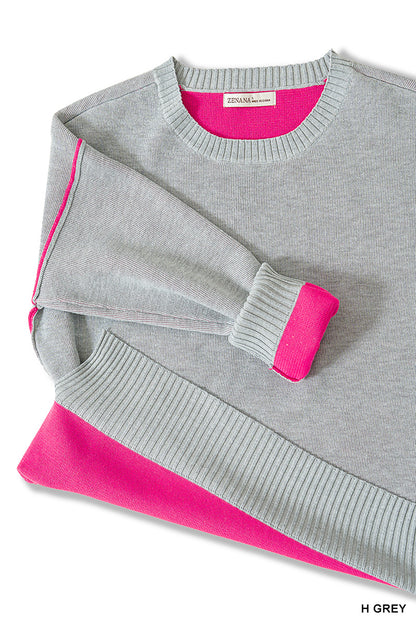 CLOUDLOFT SOFT SWEATER-*Multiple Colors