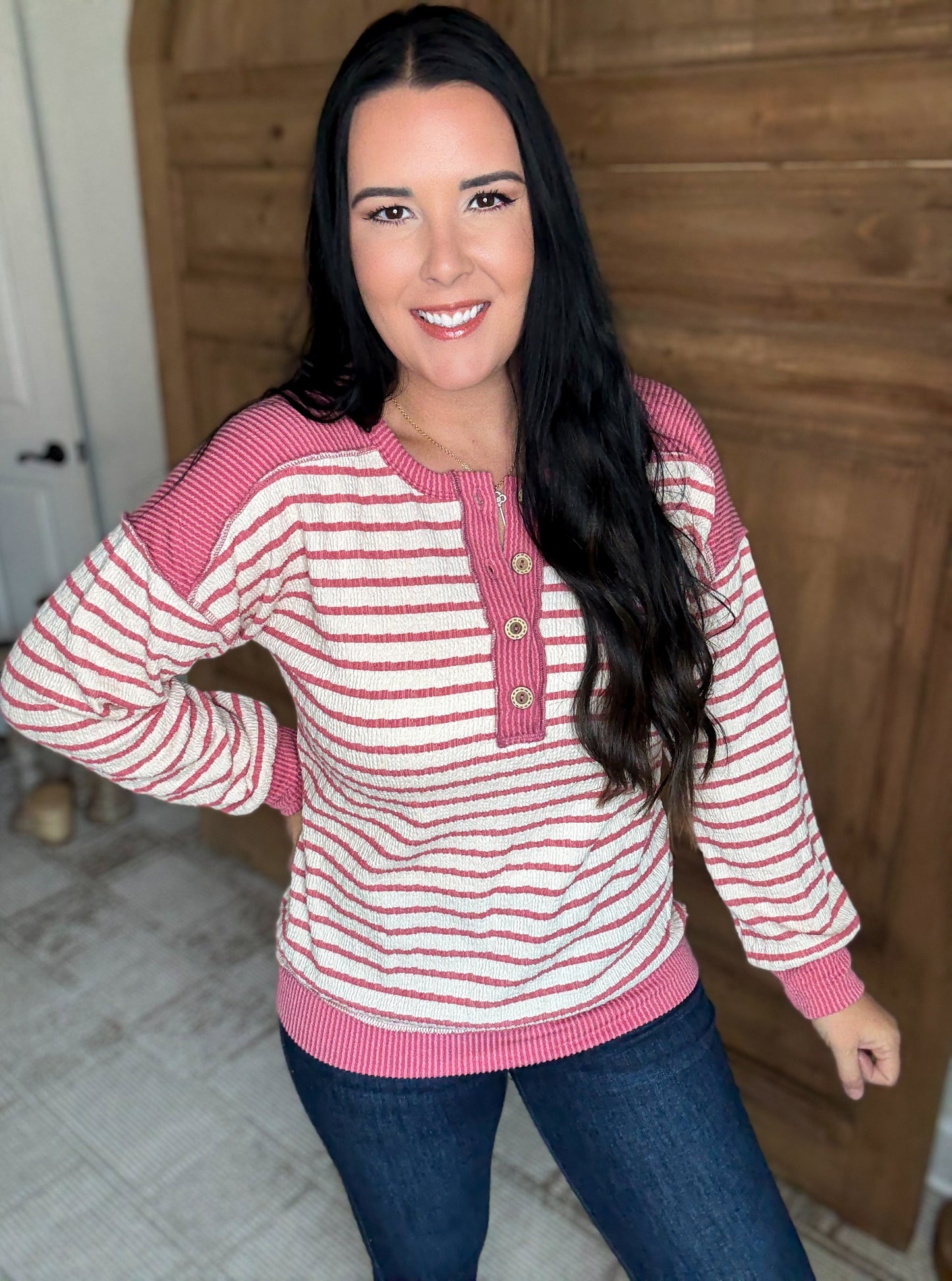 CHILL CONTRAST RIBBED TOP