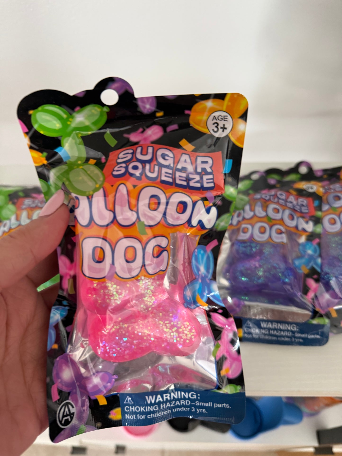 SQUISHY GLITTER BALLOON