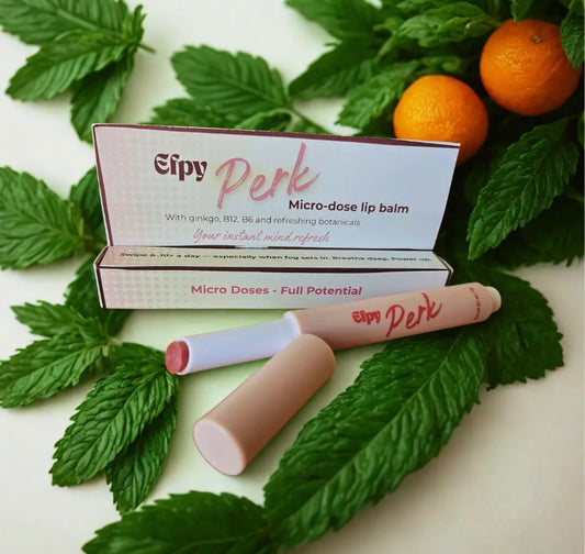 Efpy Perk Micro-Dose Lip Balm | Natural Freshness & Focus