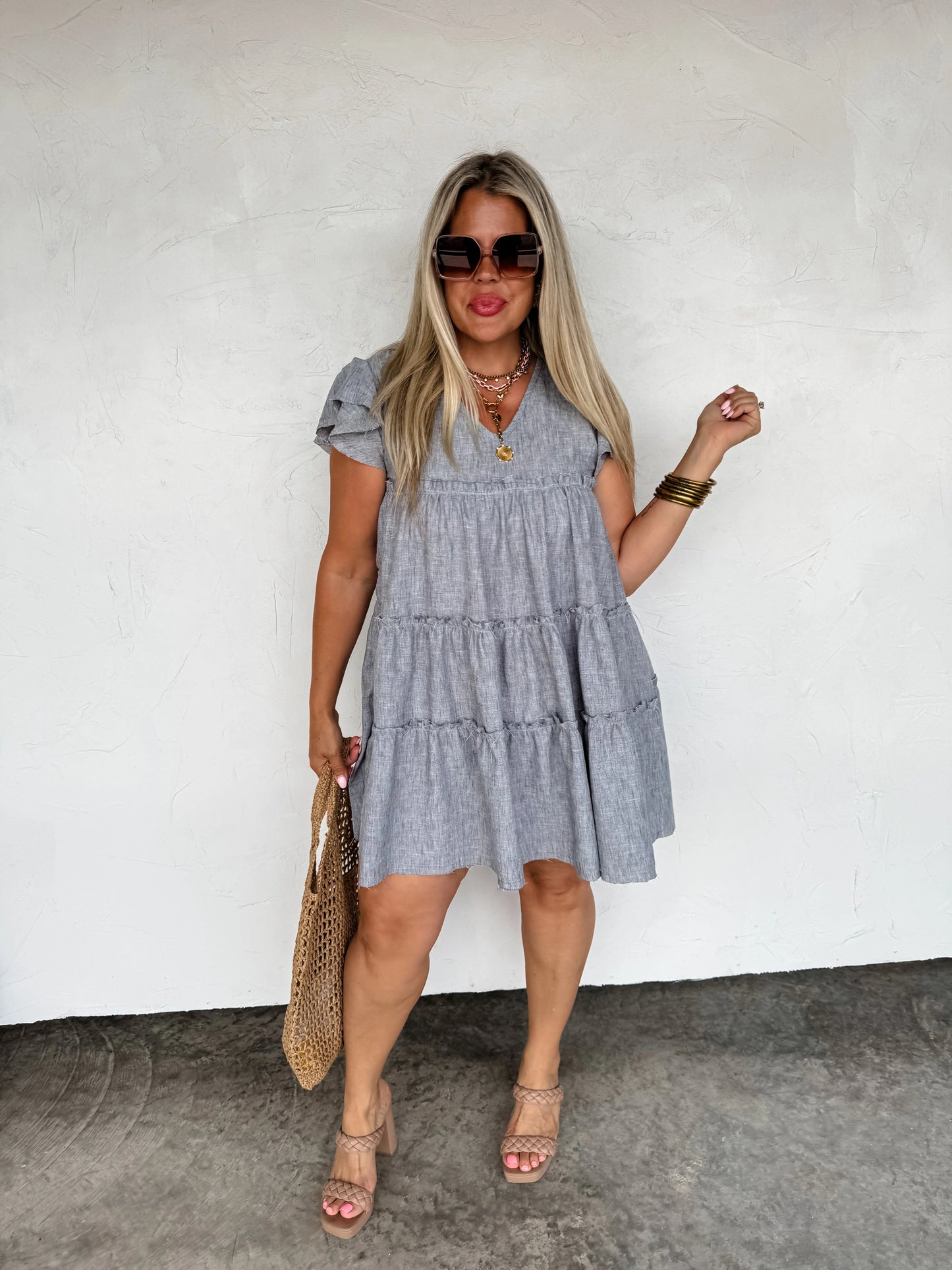 PRE ORDER BLAKELEY DAY DREAMING RUFFLE DRESS *Multiple colors