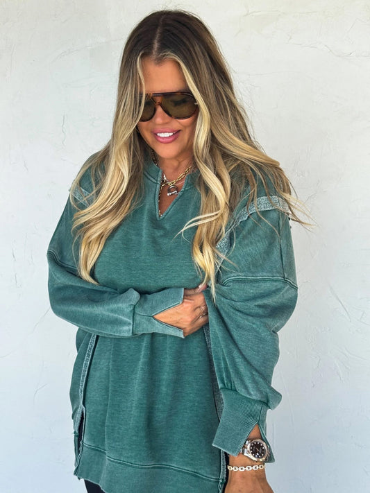 PREORDER- THE COMFY CUT WASHED SWEATSHIRT **More Colors