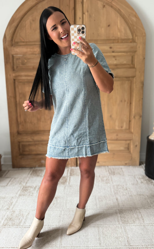 LEXI DENIM DRESS