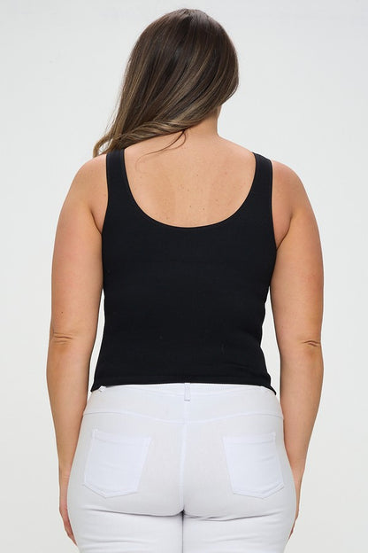 IT'S MAGIC EVERY OCCASION REVERSIBLE RIBBED SEAMLESS TANK