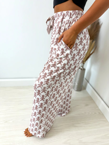 BIRDIE PREORDER Gingercream Dreams Pajama Pants with Satin Bow