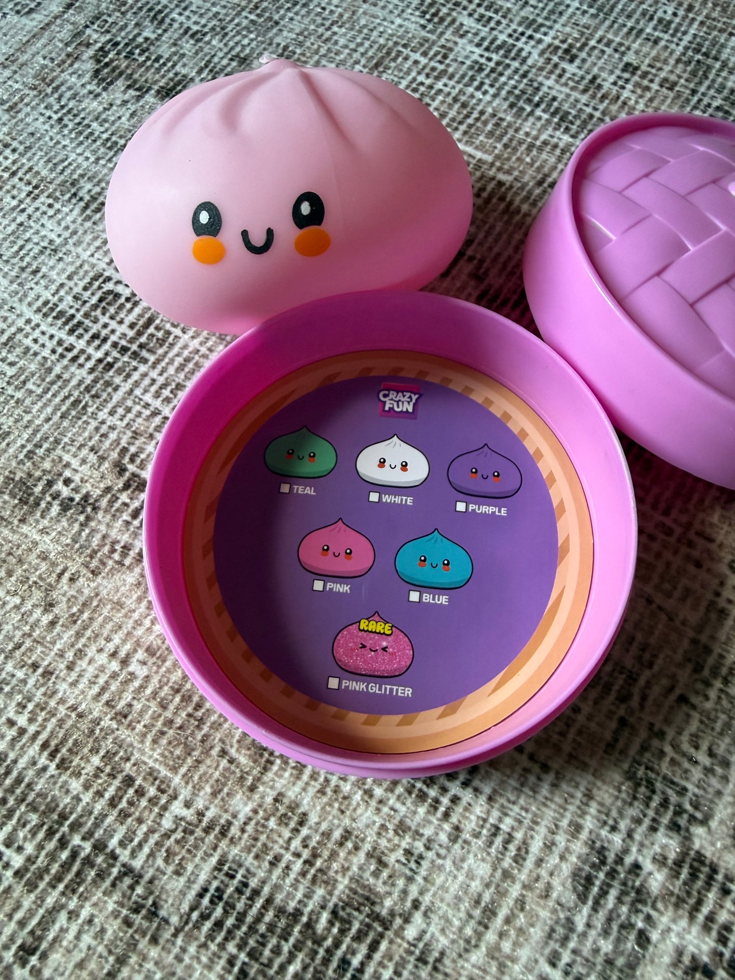 RMS Crazy Fun™ Pink Mystery Glitter Bao Bun – Rare Chase