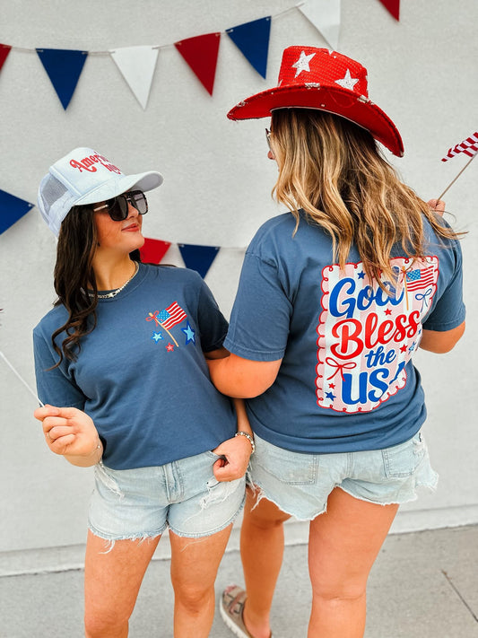 GOD BLESS THE USA TEE- Pre Order
