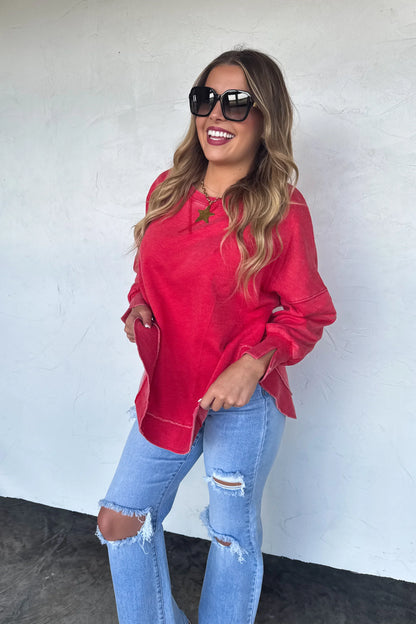 PREORDER- JOSS WASHED SWEATSHIRT **More Colors