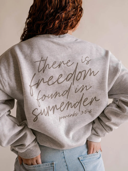 FREEDOM IN SURRENDER PULLOVER I CHRISTIAN PULLOVER