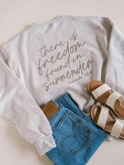 FREEDOM IN SURRENDER PULLOVER I CHRISTIAN PULLOVER