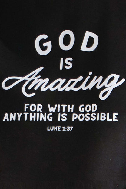 GOD IS AMAZING ULTRA SOFT CREWNECK SWEATSHIRT