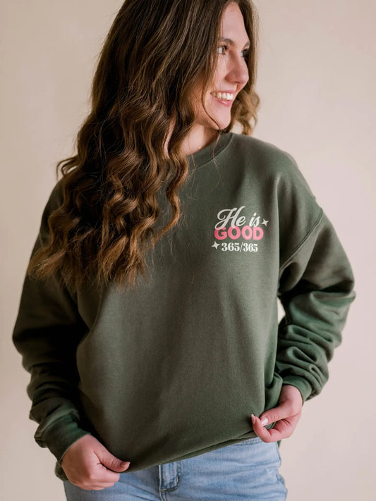 GOD IS GOOD PULLOVER I CHRISTIAN PULLOVER