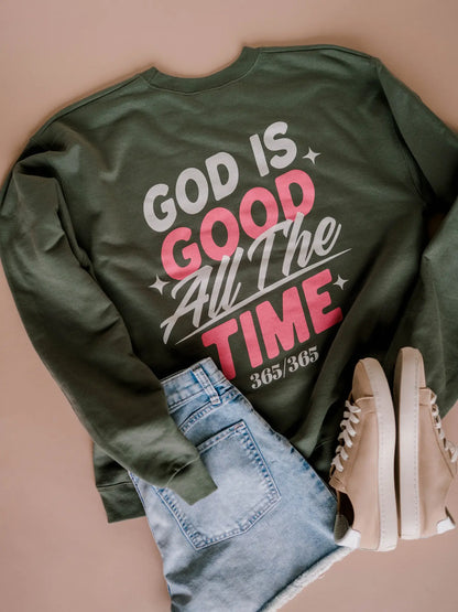 GOD IS GOOD PULLOVER I CHRISTIAN PULLOVER