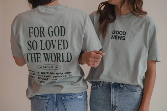 GOOD NEW TEE I CHRISTIAN T-SHIRT