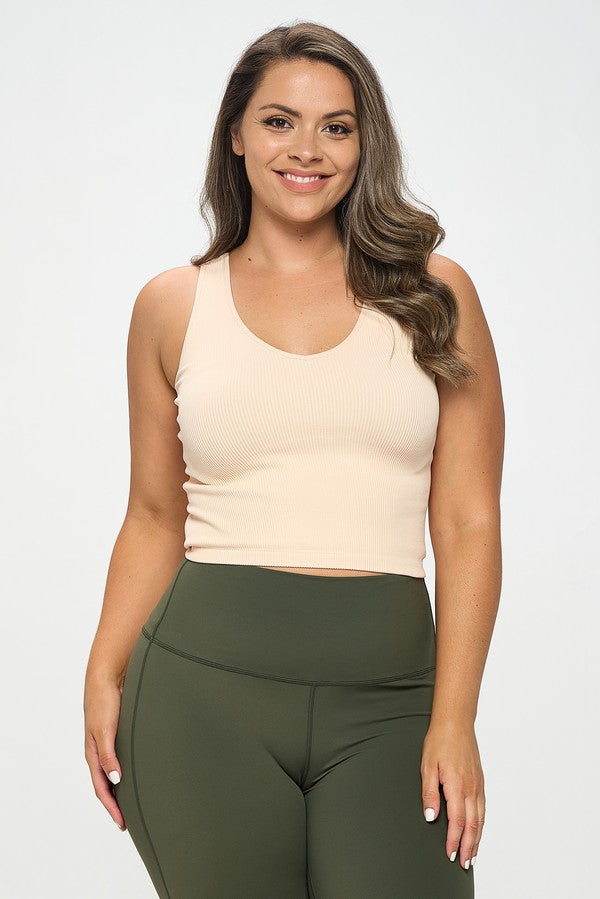 IT'S MAGIC EVERY OCCASION REVERSIBLE RIBBED SEAMLESS TANK