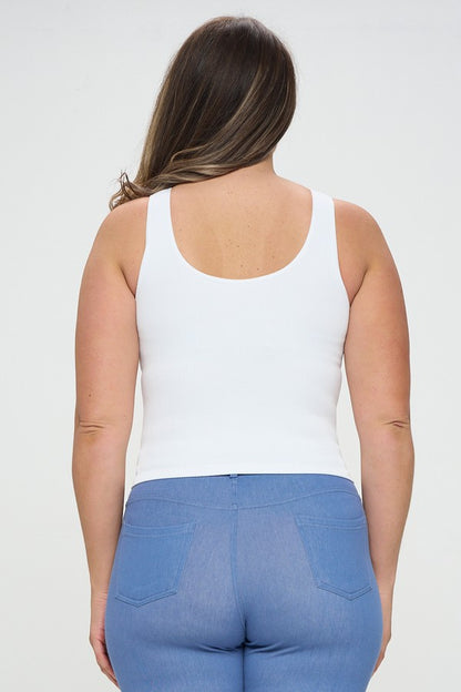IT'S MAGIC EVERY OCCASION REVERSIBLE RIBBED SEAMLESS TANK