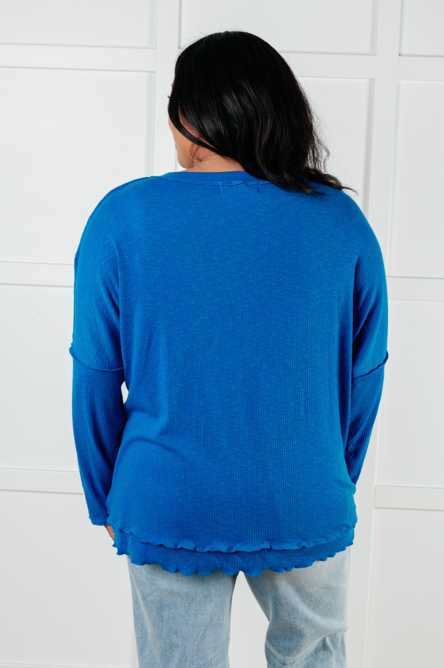 ONLINE EXCLUSIVE IT LOOKS EASY RIBBED TOP