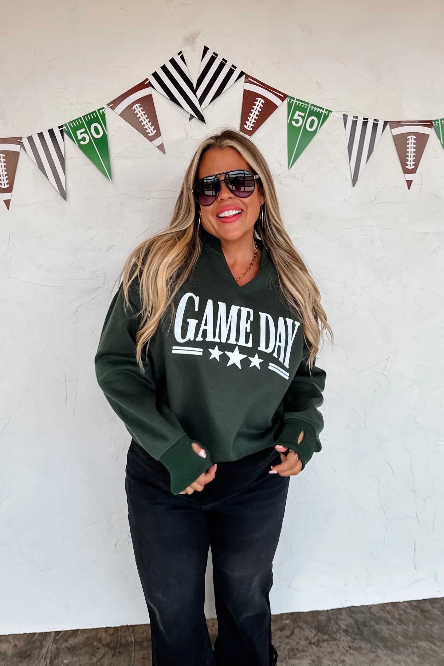 KICKOFF CUT SWEATSHIRT Green
