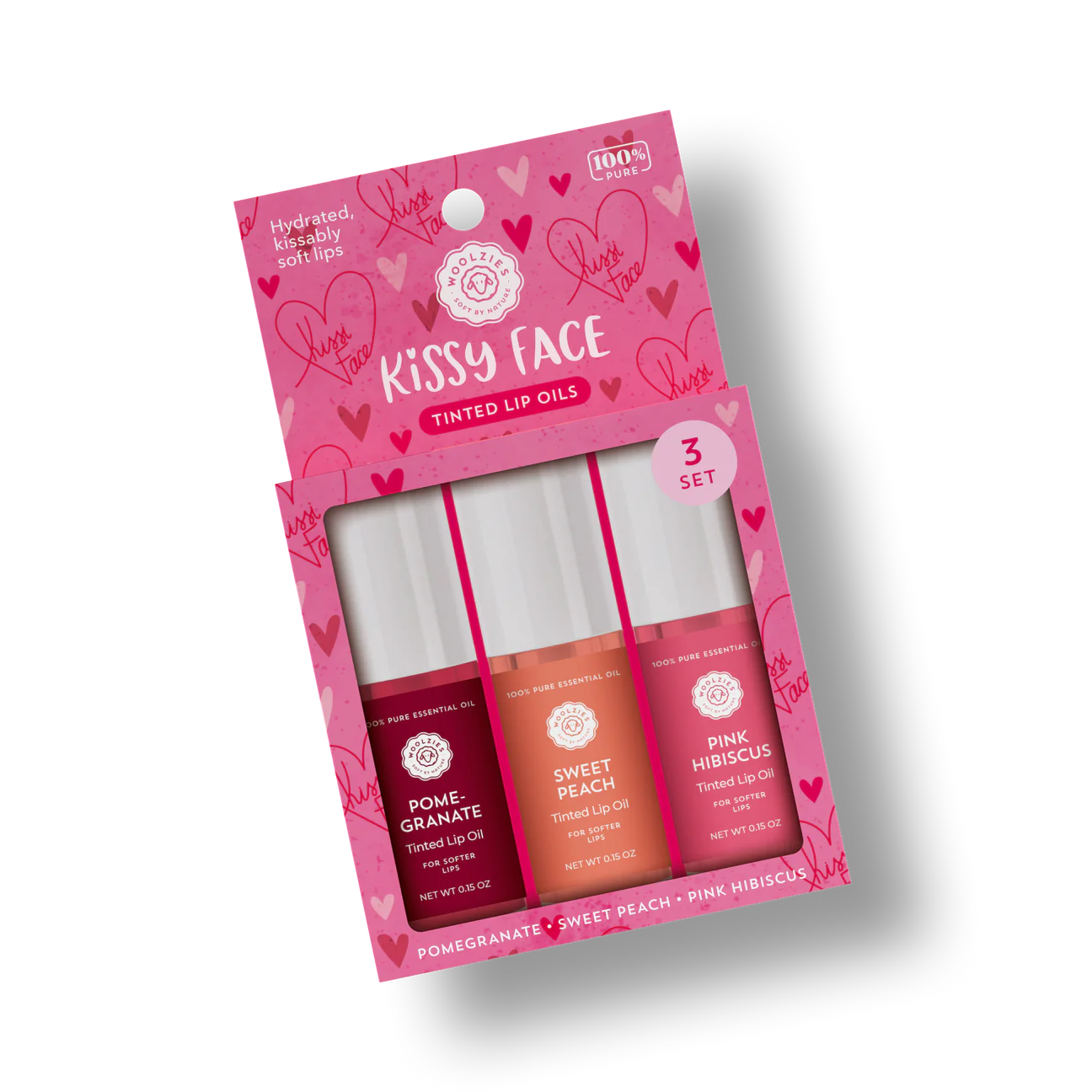 KISSY FACE BELOVED TINTED LIP OIL SET OF 3- WOOLZIES