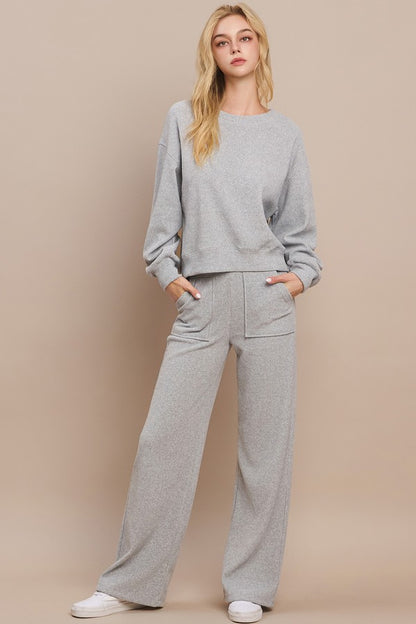 RELAXED COZY RIBBED SET