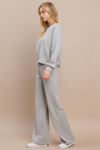 RELAXED COZY RIBBED SET