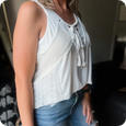 POL LANDRI LACE TANK