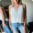 POL LANDRI LACE TANK