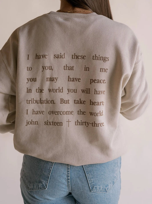 TAKE HEART JOHN 16:33