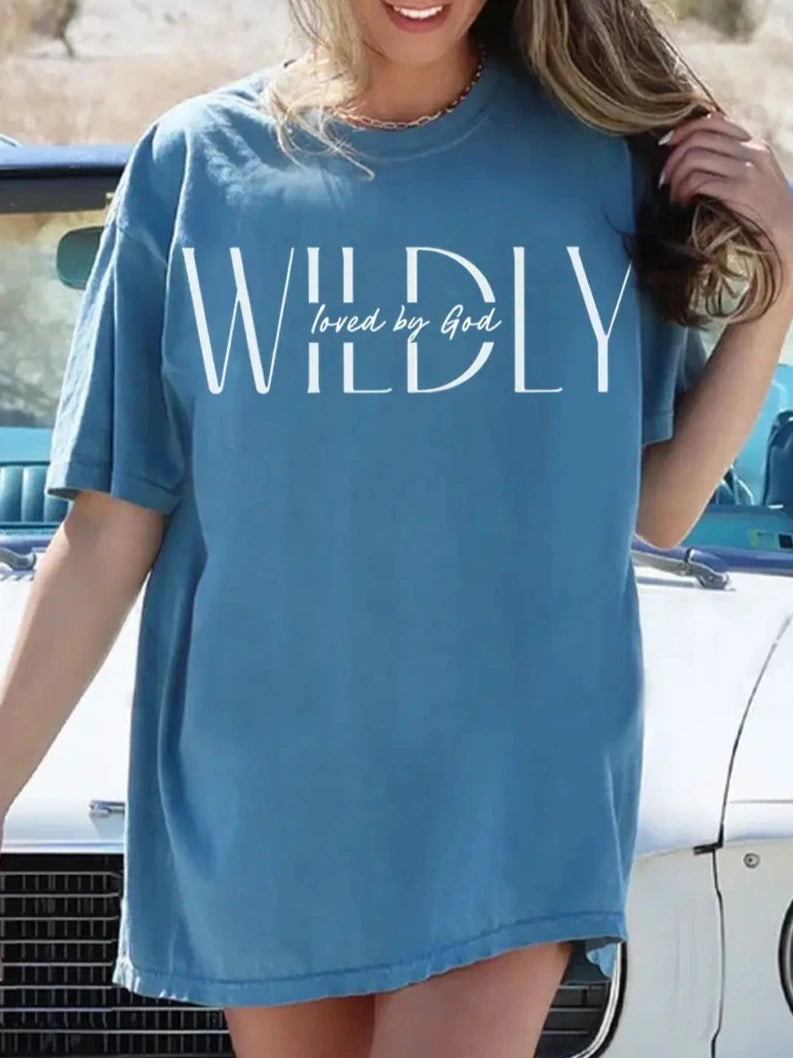 WILDY LOVED BY GOD MINERAL GRAPHIC TEE