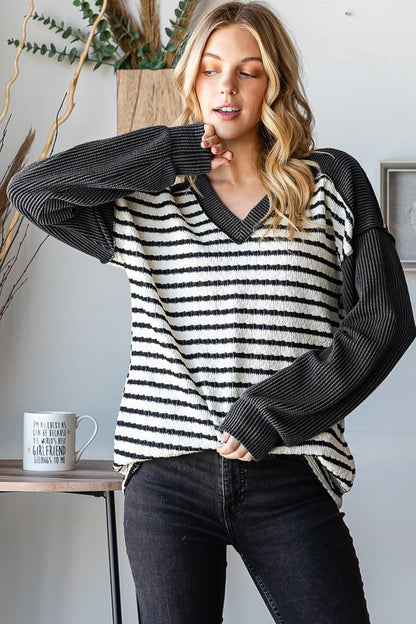 YEAR ROUND FAVORITE STRIPE RIBBED TO*Multiple Colors
