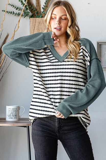 YEAR ROUND FAVORITE STRIPE RIBBED TO*Multiple Colors