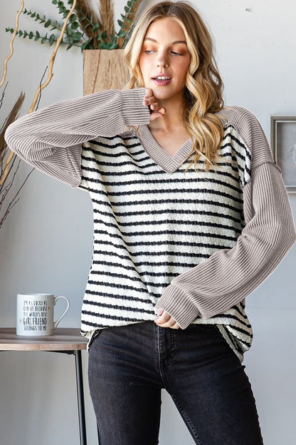 YEAR ROUND FAVORITE STRIPE RIBBED TO*Multiple Colors