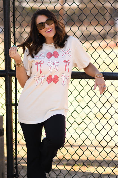 BASEBALL BOW TEE PREORDER