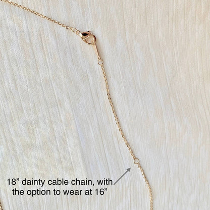 SIMPLE CROSS NECKLACE | dainty gold cross necklace