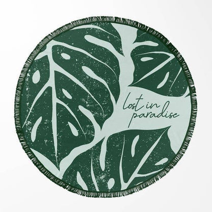 5' ROUND BEACH TOWELS (MULTIPLE DESIGNS)
