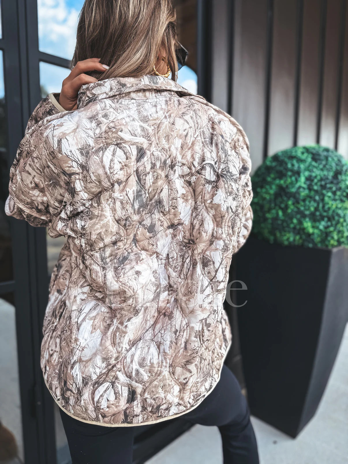 BIRDIE PREORDER Cozy Cloud Jacket in Dark Camo