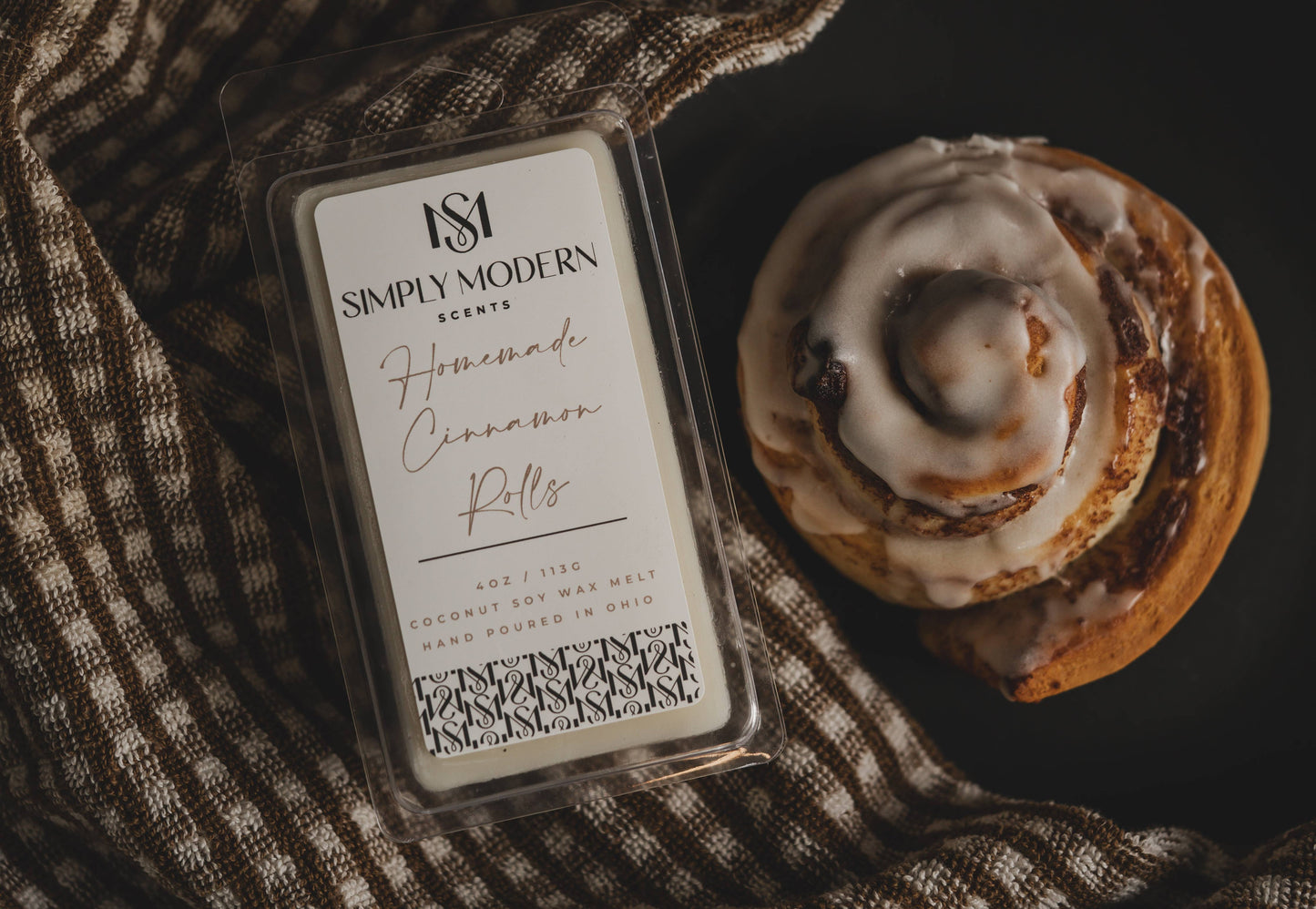 HOMEMADE CINNAMON ROLLS | COCONUT SOY WAX MELT