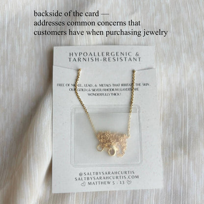 SNOWFLAKE NECKLACE | gold | holiday pendant necklace