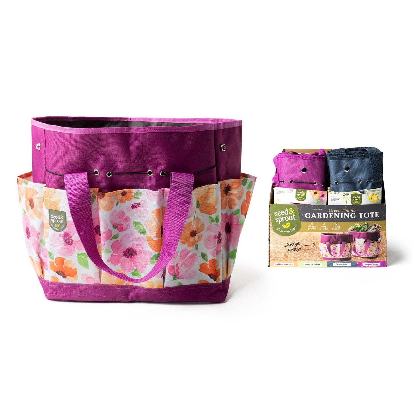 SEED & SPROUT GARDENING TOTE BAGS (MULTIPLE STYLES)