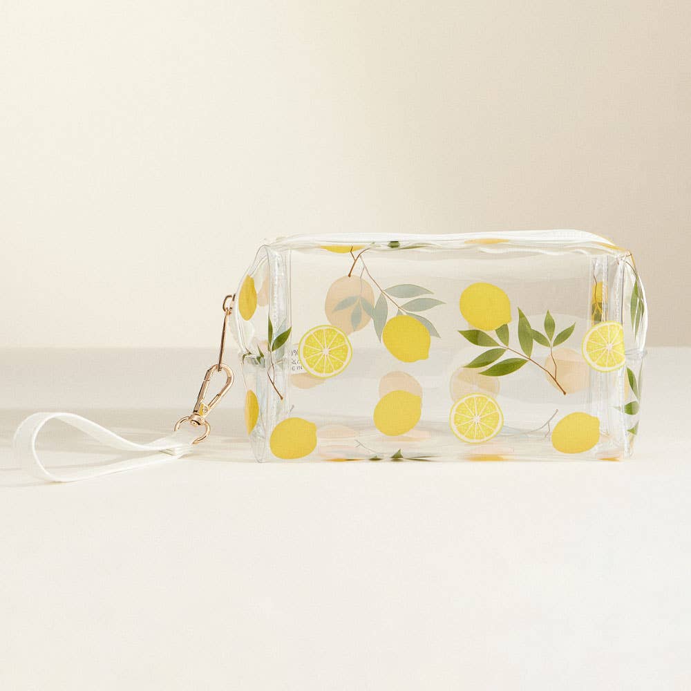 FRUIT TRANSPARENT COSMETIC POUCHES (MULTIPLE STYLES)