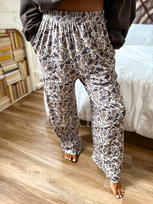 BIRDIE PREORDER Duck Camo Stretchy Lounge Pants